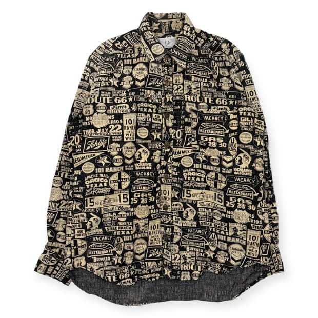 빈티지 패턴 셔츠