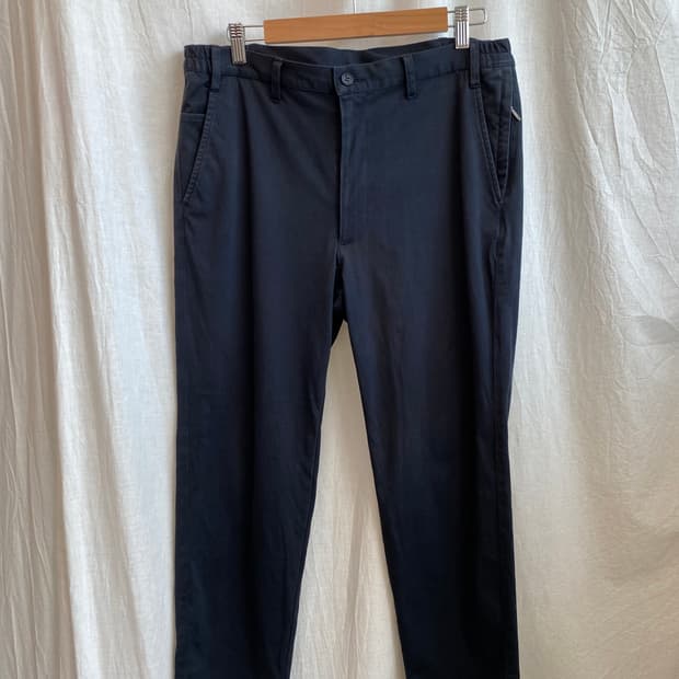 딥네이비 밴딩팬츠(MEN L)