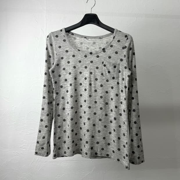 JPN 도트 롱 슬리브