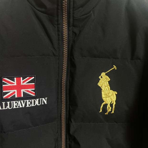 빈티지 폴로맛 패딩