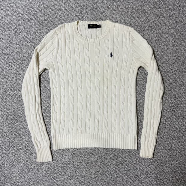 폴로 랄프로렌 꽈배기 니트 S