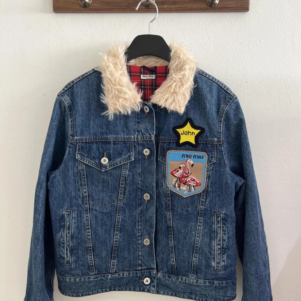 미우미우 데님 자켓