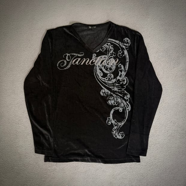 Y2k velvet long sleeve