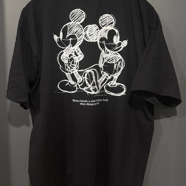(XXL) GU X 언더커버 미키마우스 티셔츠