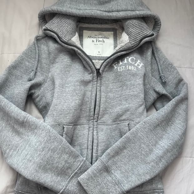아베크롬비 양털 울프죠 후드집업