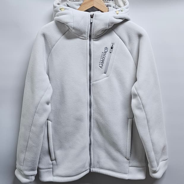 디스커버리 플리스 후드집업자켓 100