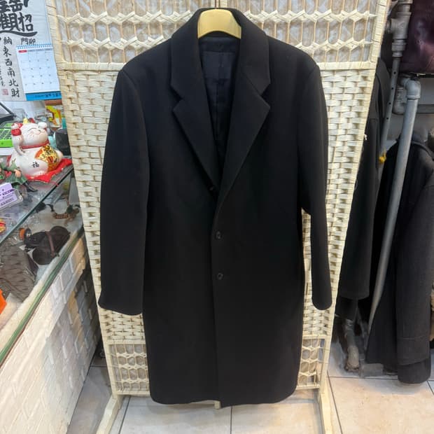 100 정품 타임 캐시혼방 롱코트 팝니다