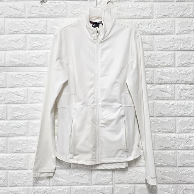 택포// 스파이더 여성 화이트 바람막이 L edi