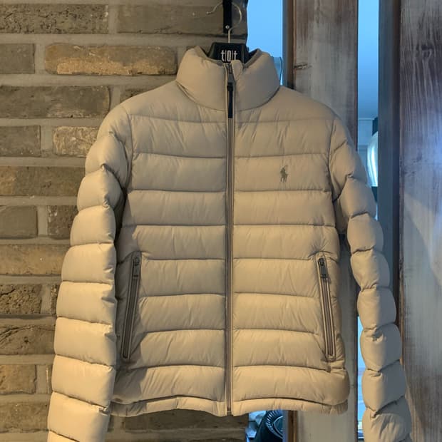 폴로 경량패딩 그레이 (매장정품) 병행x