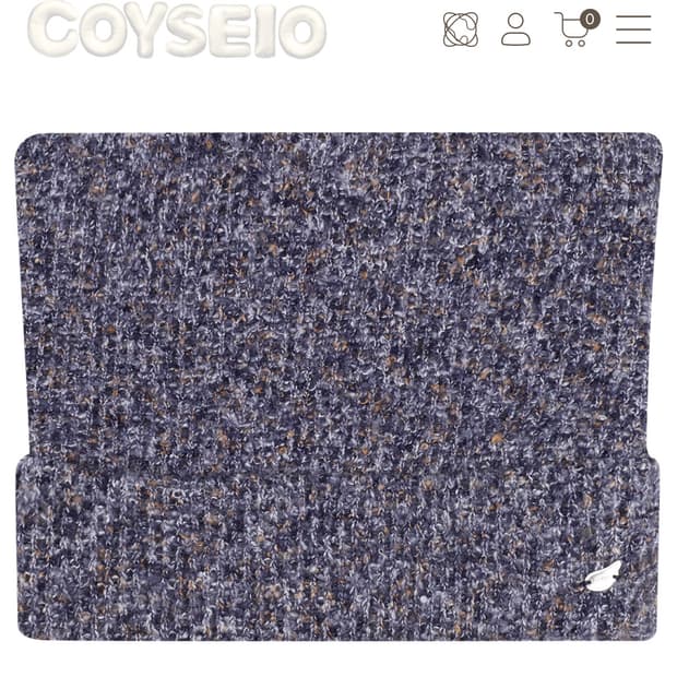 코이세이오 coyseio 와이드 캣 비니 퍼플