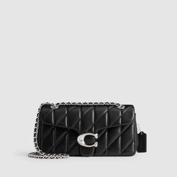 코치 태비 숄더 백 26 위드 퀼팅