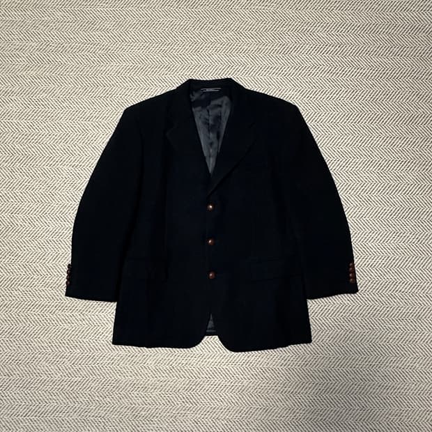 KENT X HARRIS TWEED wool blazer jacket