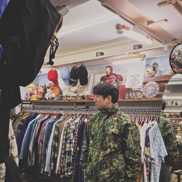 재팬 허밍버드 카모 고어텍스 파카