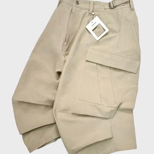 [1] 논노드 사이드 카고 쇼츠 베이지