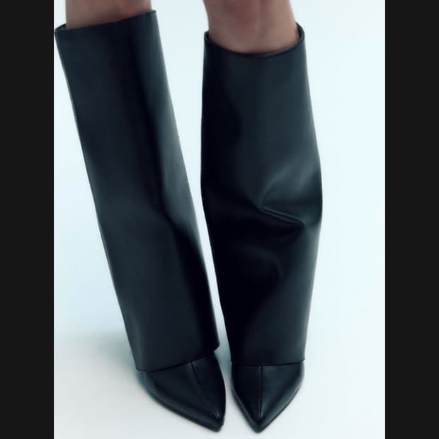 zara 자라 힐 게이터 부츠