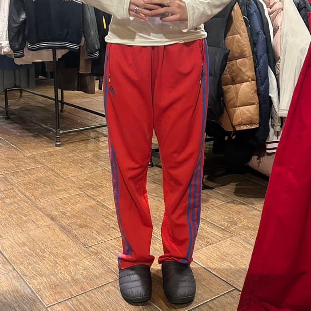 [HI] 아디다스 트랙 팬츠 레드