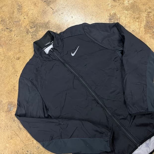 [정품/L] 나이키 블랙 런닝 바람막이 자켓 b10