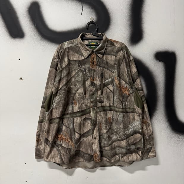 Mossy Oak 모시오크 USA 빅사이즈 리얼트리 카모 텍티컬 셔츠