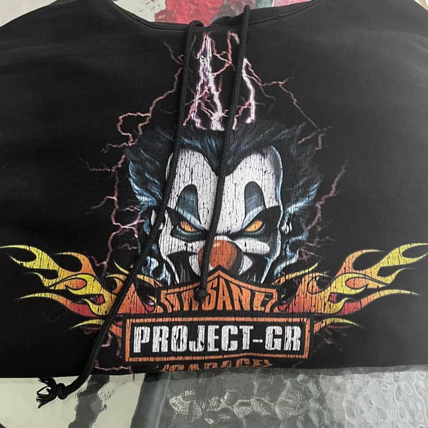인세인개러지 project g/r 크라운 후드