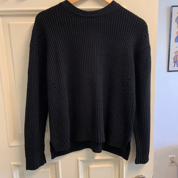 일본 빈티지 펀칭니트