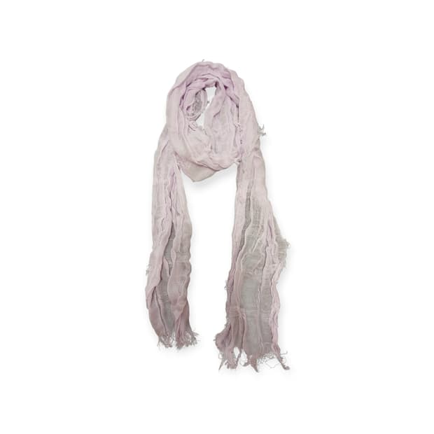 모리걸 연보라 코튼 위브 스카프 