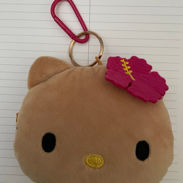 태닝 키티 키링 지갑