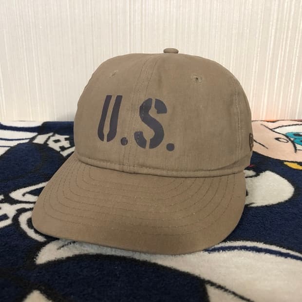 뉴에라 레트로 크라운 왁스드코튼 스냅백 S-M(베이지)