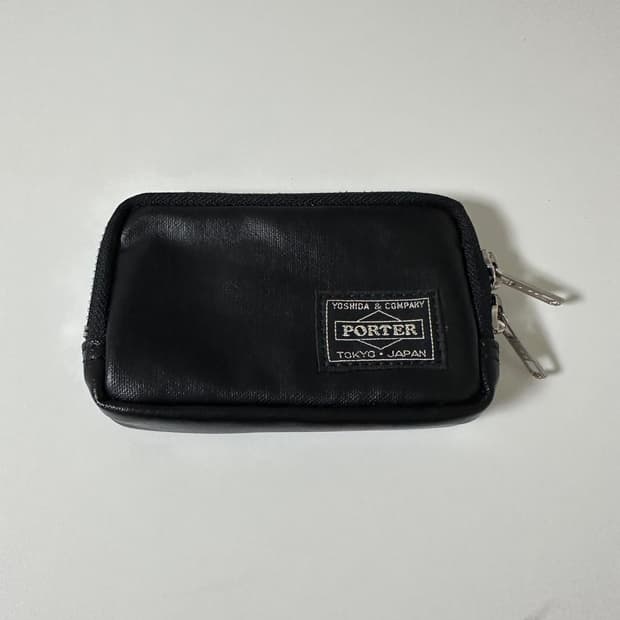 포터 프리스타일 코인케이스 카드지갑 블랙