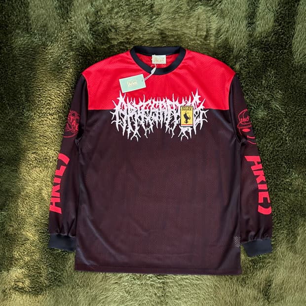 [XL] ARIES 애리즈 메탈 하드코어 에어텍스 메쉬 롱슬리브