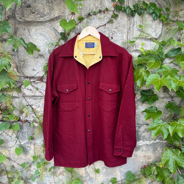 80s pendleton 펜들턴 usa made 울 셔츠 자켓