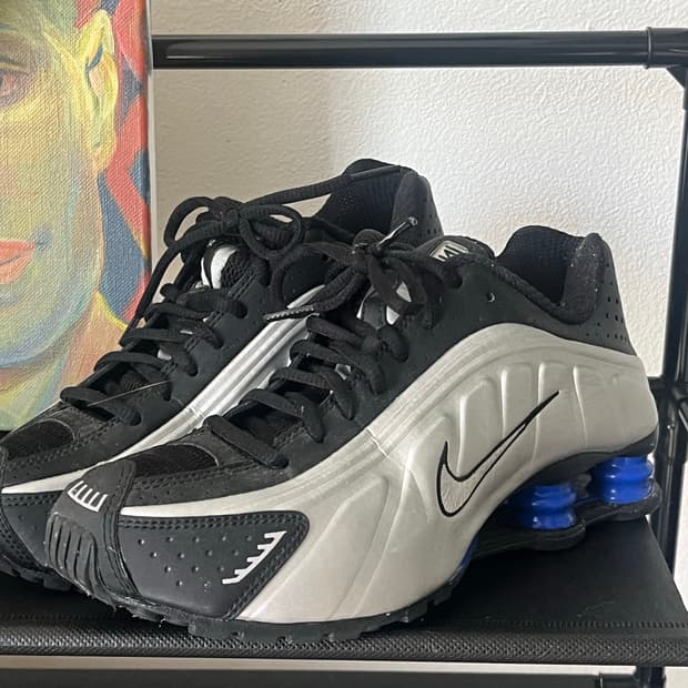 나이키 r4 블랙/블루 240
