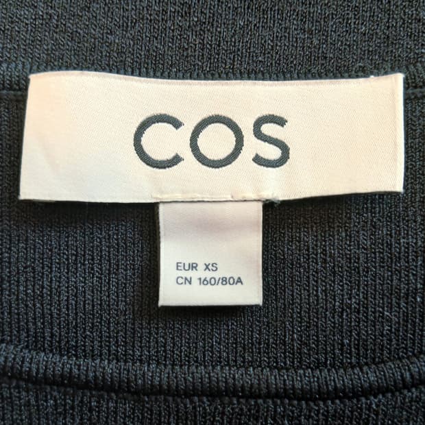 [정품] COS / 블랙 민소매 롱원피스 / 미니멀디자인/사이드끈