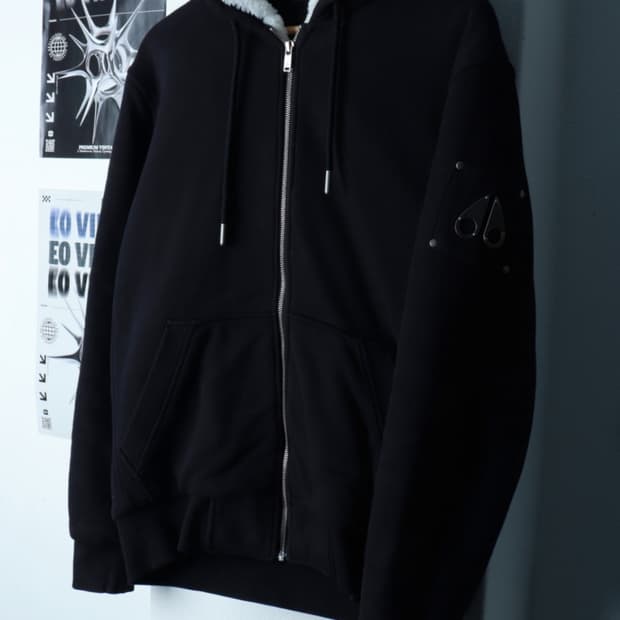 (M-XL)무스너클 후드집업 블랙 누빔 두툼 퍼 버니88