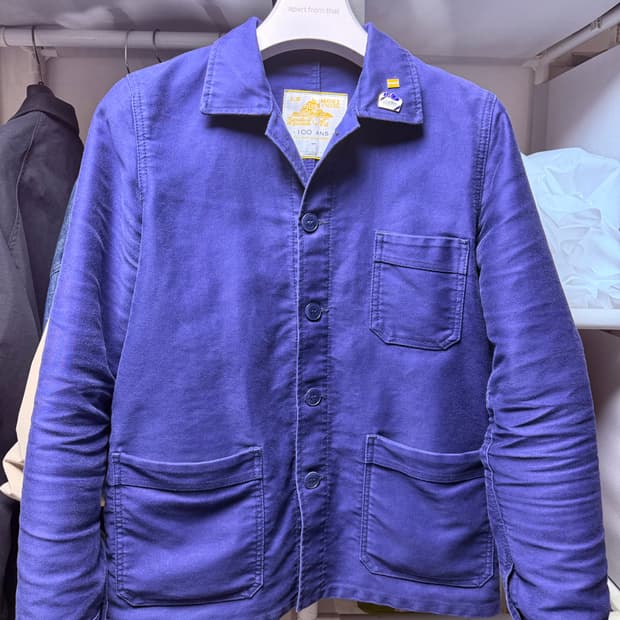 빈티지 르몽생미셸 100주년 기념 워크 자켓 블루