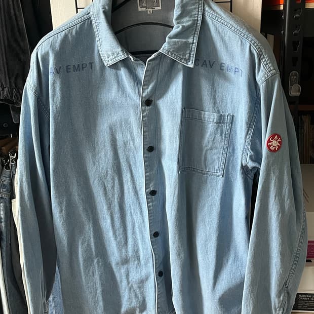 L사이즈 카브엠트 연청셔츠