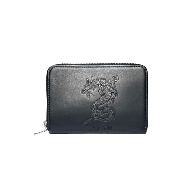 dragon zipped wallet