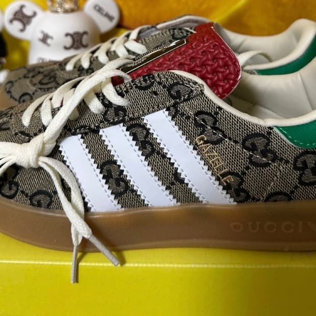 아디다스 X 구찌 콜라보 가젤 스니커즈