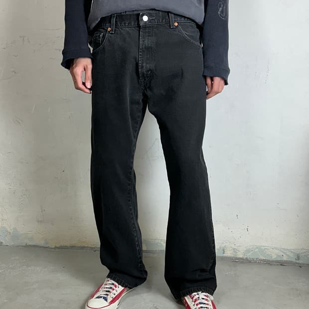 00's 리바이스 517 블랙 부츠컷 플레어진