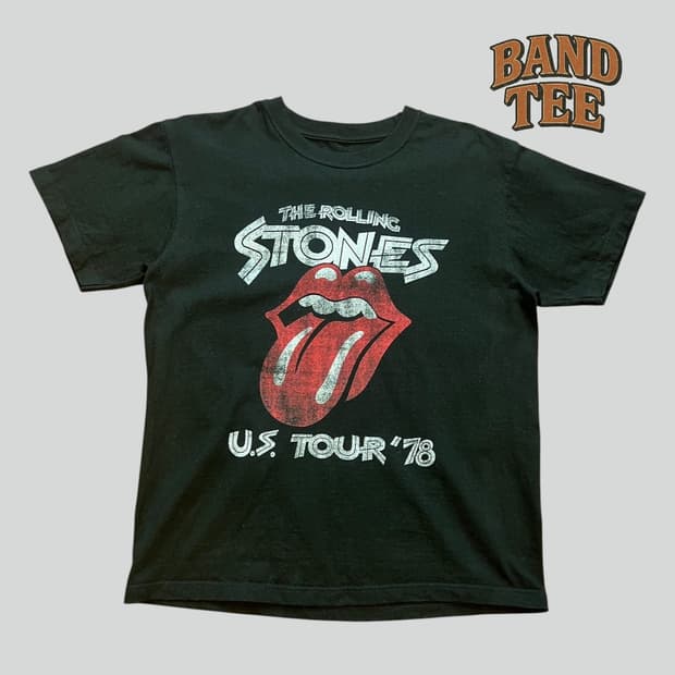 [M]ROLLING STONES 롤링스톤즈 락티셔츠