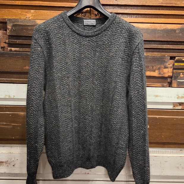 80'S 이브생로랑 도네갈트위드 니트