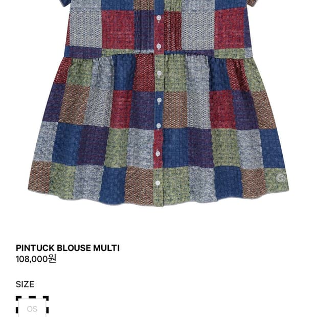 코이세이오 핀턱 블라우스 멀티