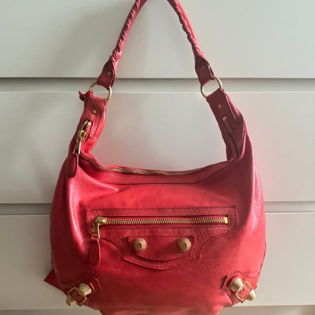 발렌시아가 자이언트 모터백 시티 호보백 숄더백