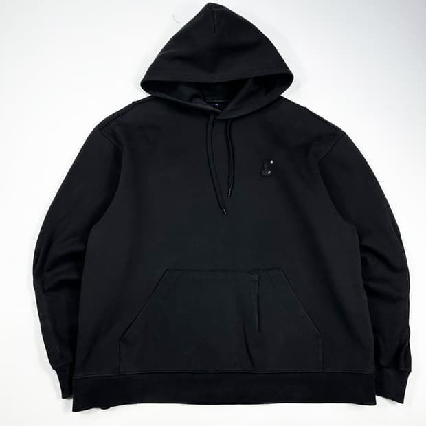 푸마 x 메종키츠네 미니멀 박시핏 후드티 블랙 2사이즈