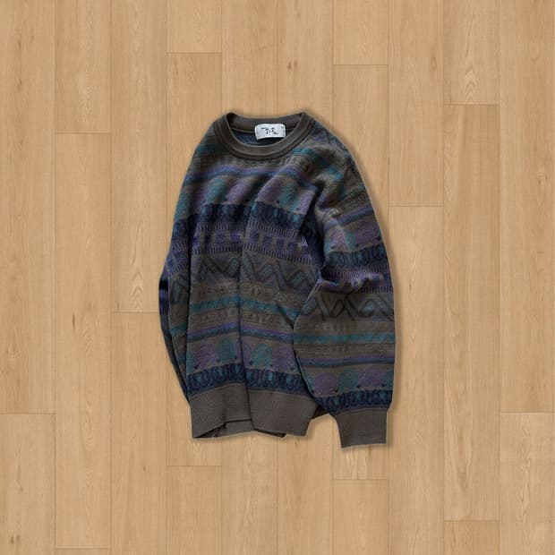 . ࣪˖ Top Nordic Knit ⌁. ࣪˖