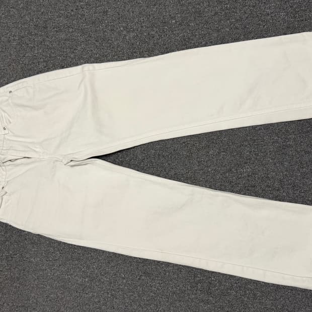 엑스턴테이너 크롭 테이퍼드 데님 팬츠