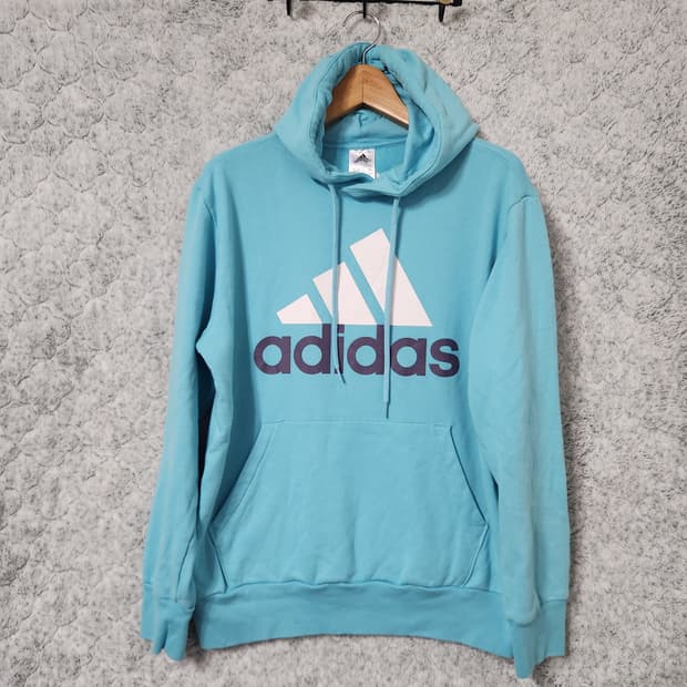 G835 [L] 아디다스 빅로고 후드 티셔츠
