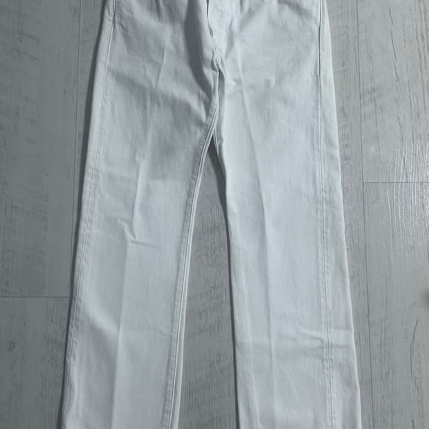 RRL 스트레이트 레그 크림/화이트 데님 팬츠 29x30