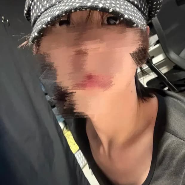 일본 빈티지 땡땡이 Y2K 블랙 헌팅캡 