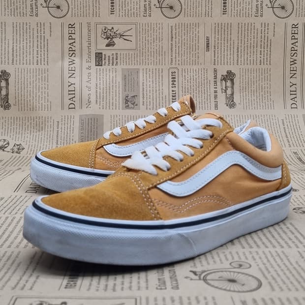 반스 올드스쿨 머스타드 여성스니커즈230 