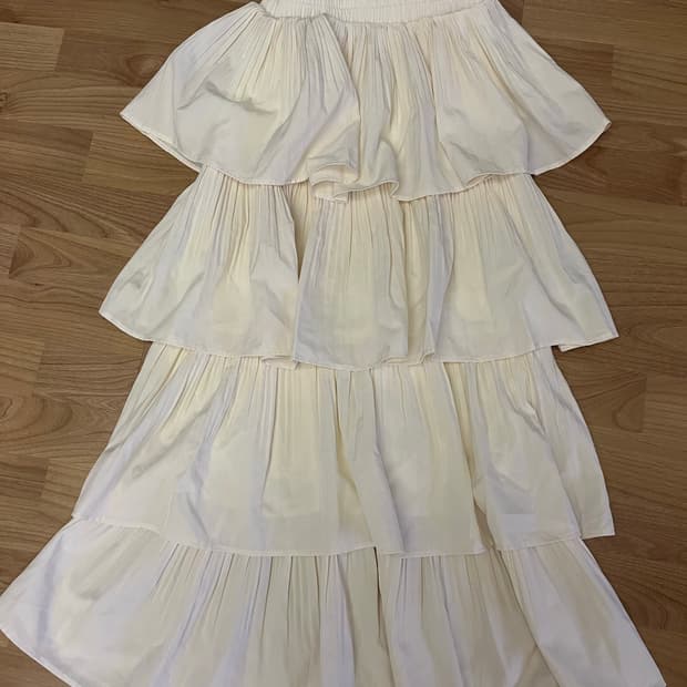 일본 플리츠 롱스커트